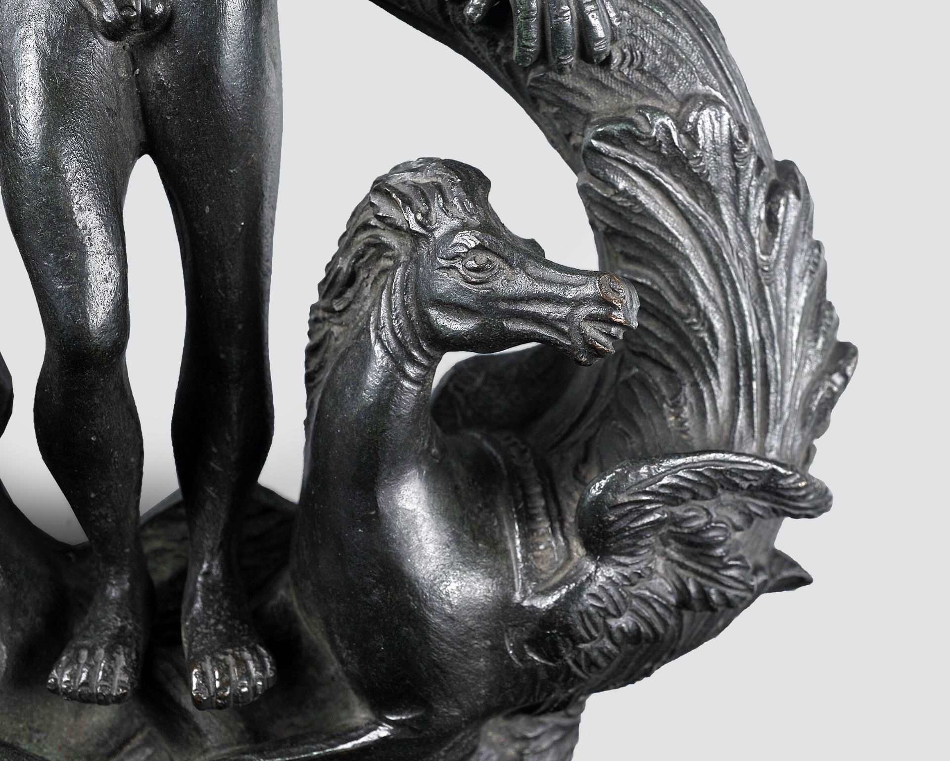 Türklopfer, Renaissancetypus, Bronze - Image 3 of 5