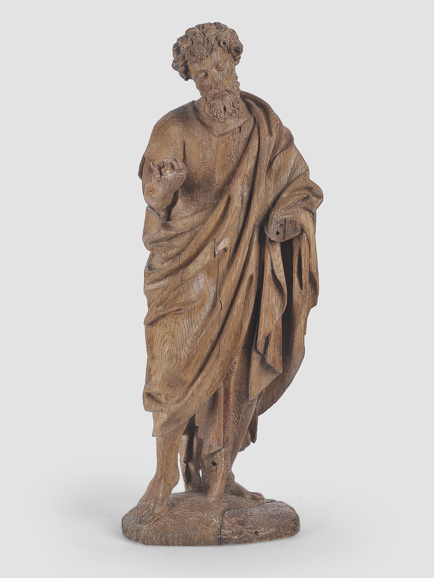 Heiliger Johannes der Täufer, Flämisch um 1500, Eichenholz