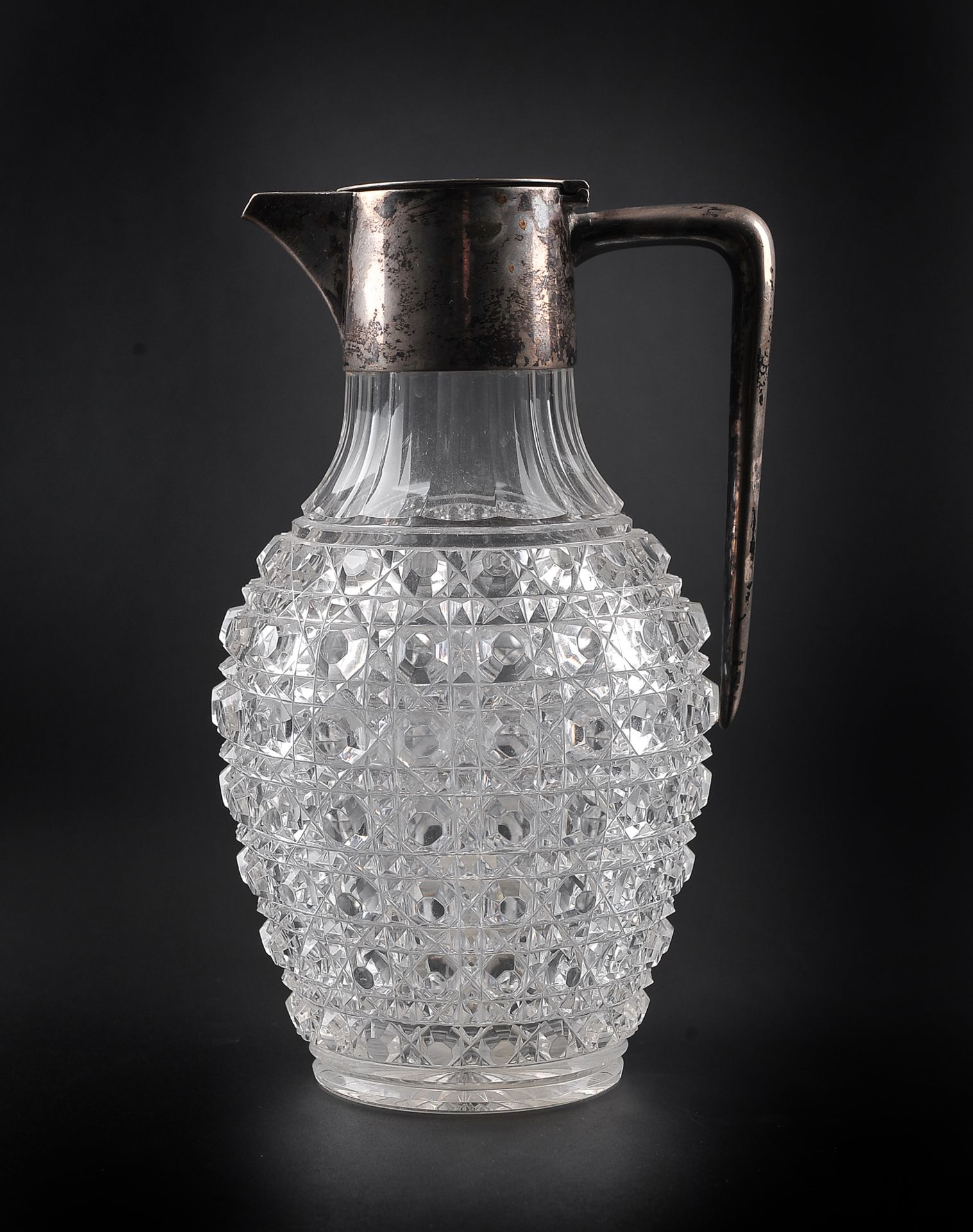 Henkelkrug, Glas, um 1920