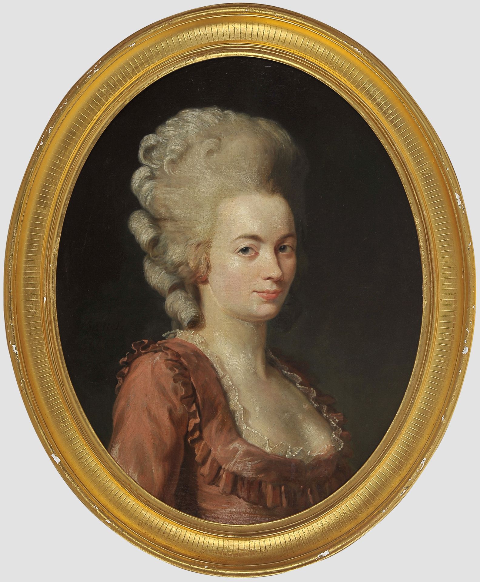 Nicolas Guy Brenet, Paris 1728 – 1792 Paris, Portraits des Ehepaares „Von Schauenstein“ - Image 3 of 11