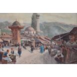 Carl Pippich, Wien 1862 – 1932 Wien, Motiv aus Bosnien