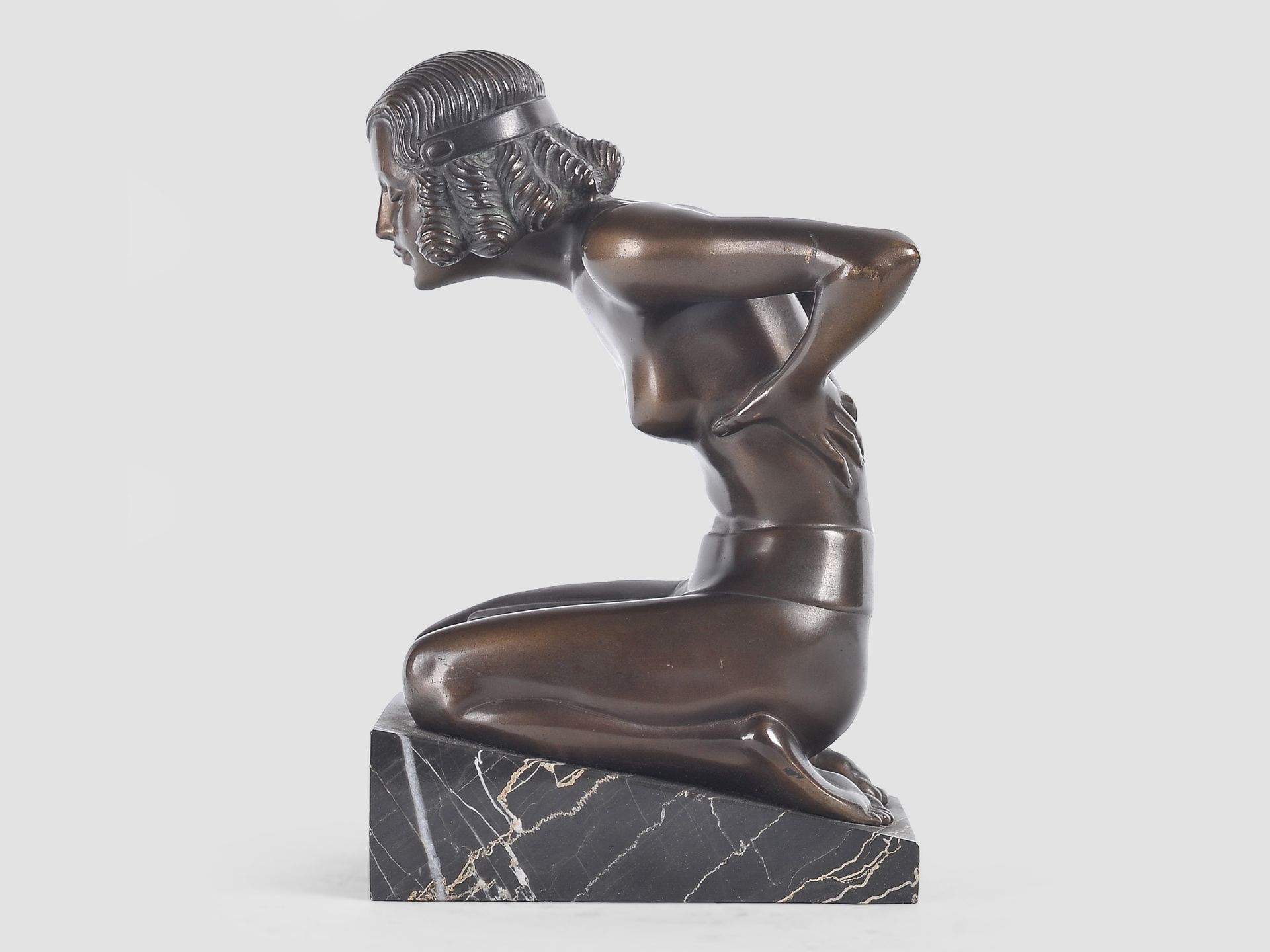 Josef Lorenzl, Wien 1892 - 1950 Wien, Odaliske, Bronze - Image 3 of 6