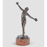 Tänzerin, Art Deco Bronze