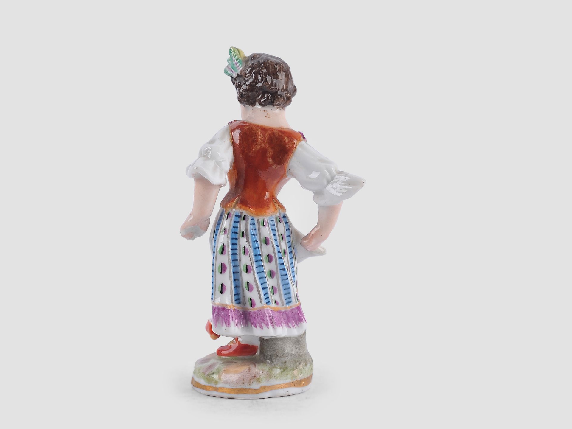 KPM Porzellan, Mädchenfigur, 19. Jahrhundert - Bild 4 aus 5