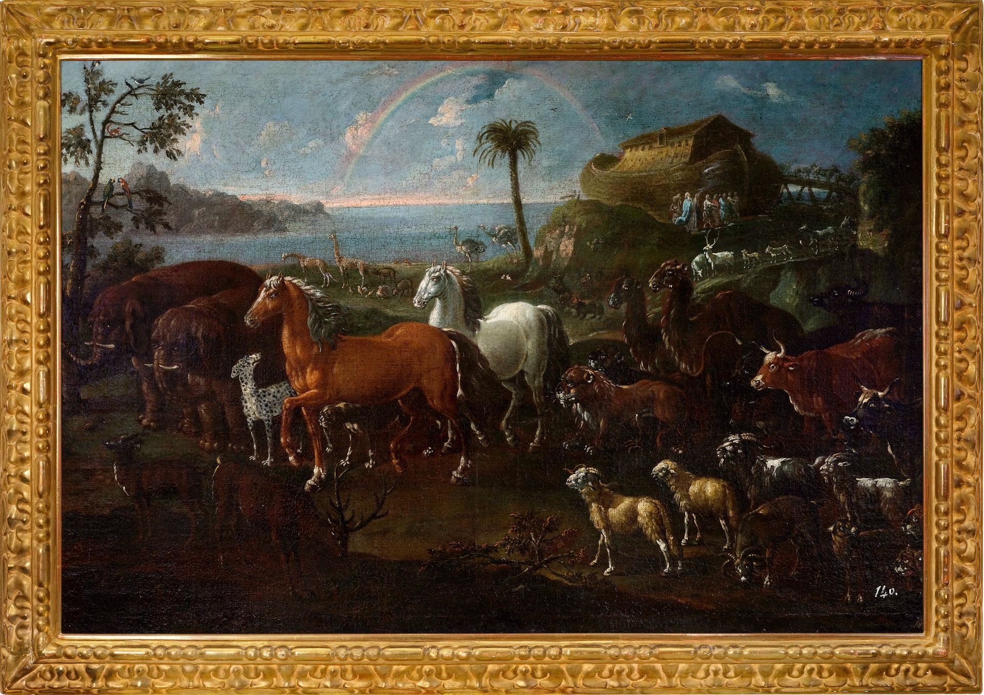 Cajetan Roos, detto Gaetano de Rosa, Rom 1690 – 1770 Wien, Arche Noah - Image 2 of 7