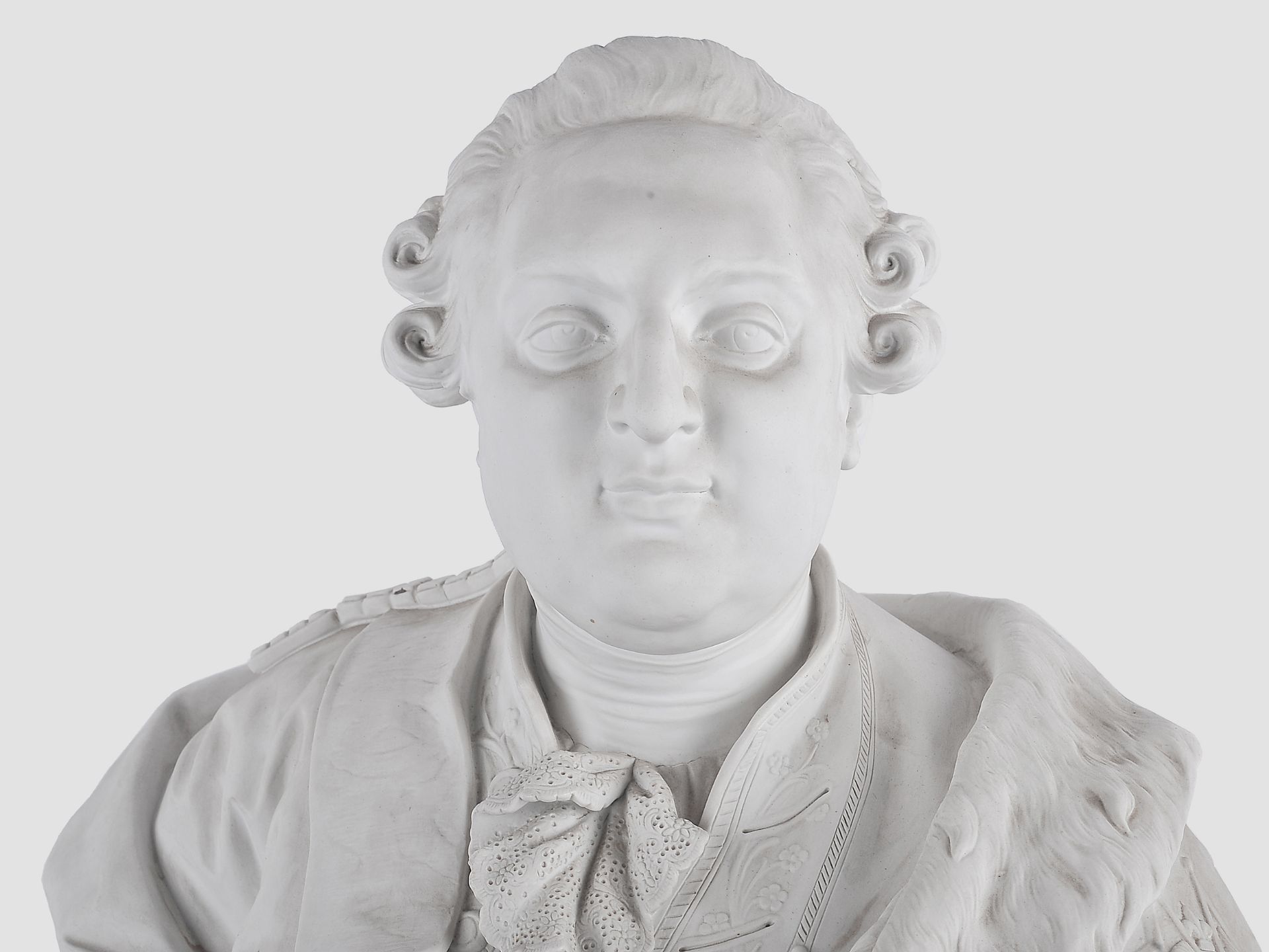 Portrait Louis XVI, Sevres Biscuit-Porzellan, 19. Jahrhundert - Image 3 of 4