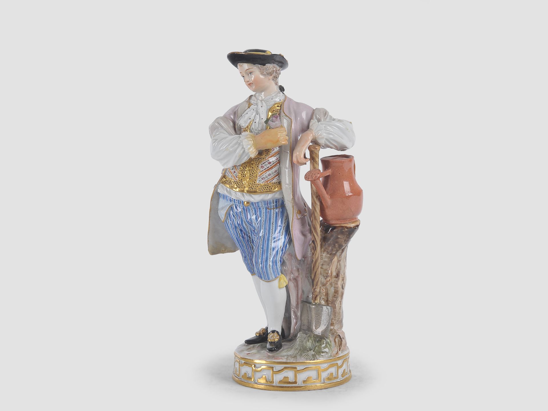 Meissen Porzellan, Adeliger mit Schaufel, 19. Jahrhundert - Image 2 of 6