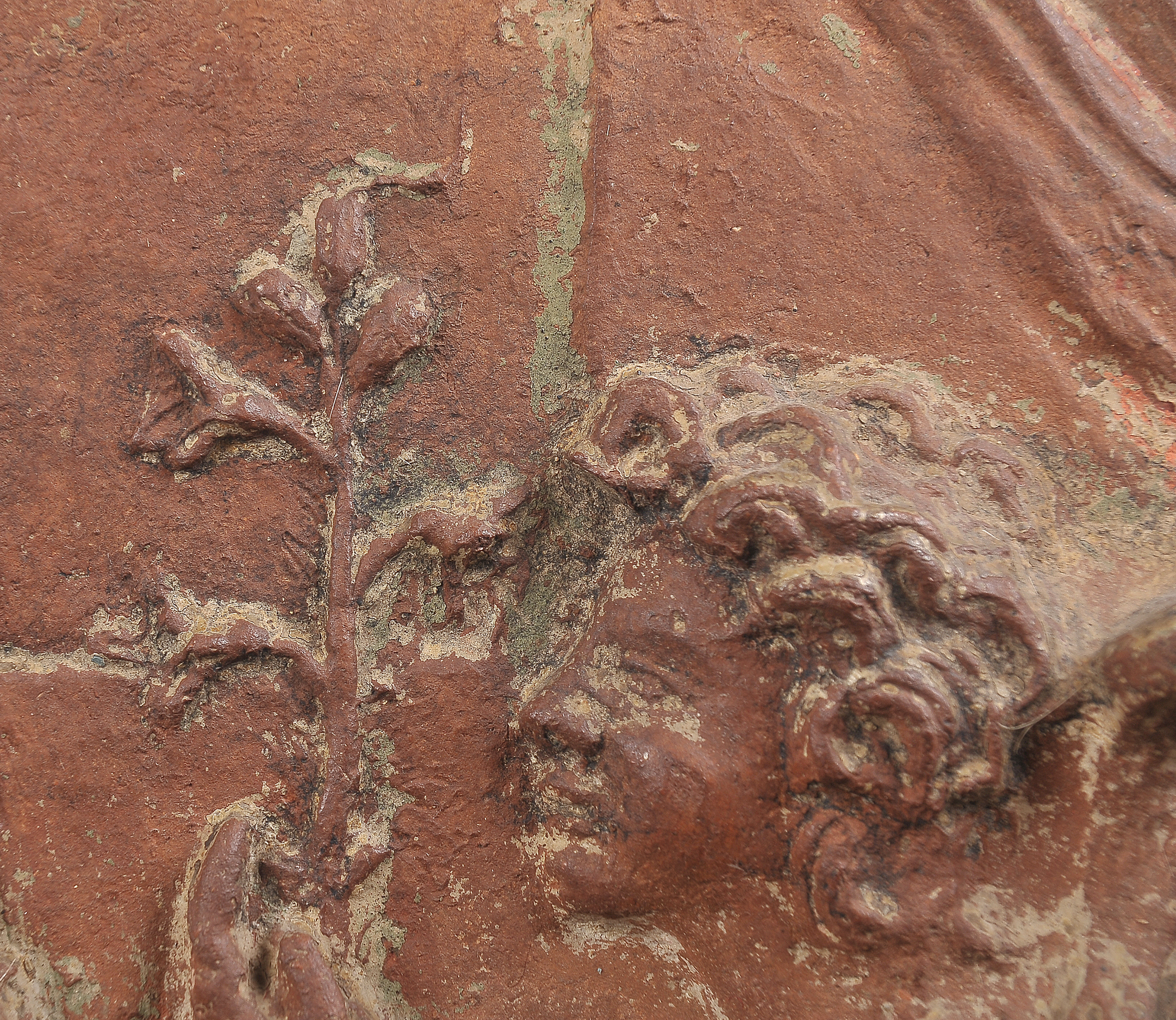 Terracotta Relief, Verkündigung Mariä - Image 7 of 9