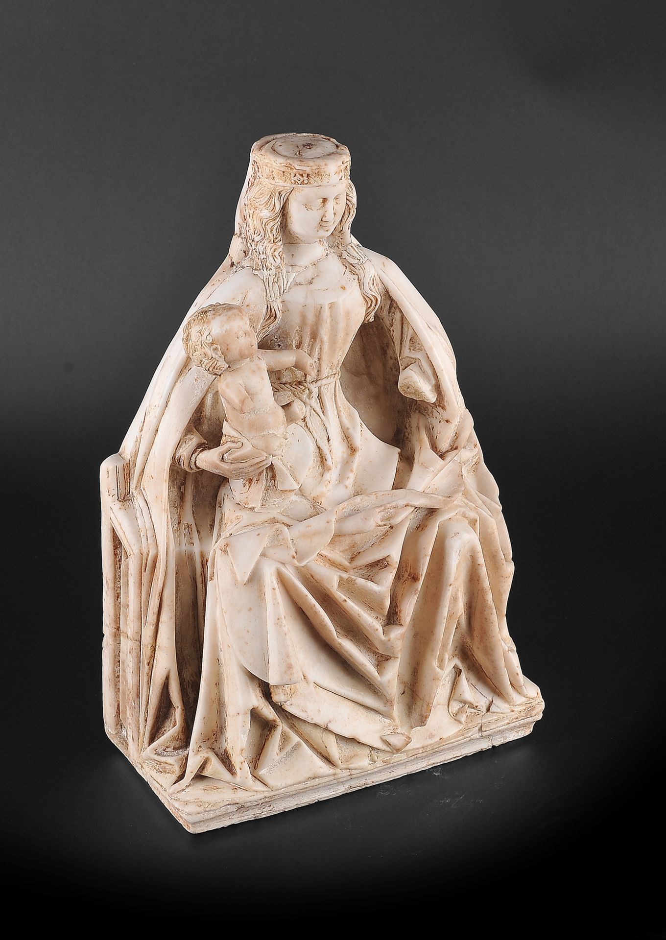 Gil de Siloe, Antwerpen 1440 – 1501 Burgos (und Werkstatt), Sitzende Madonna, um 1485/90 - Bild 6 aus 25