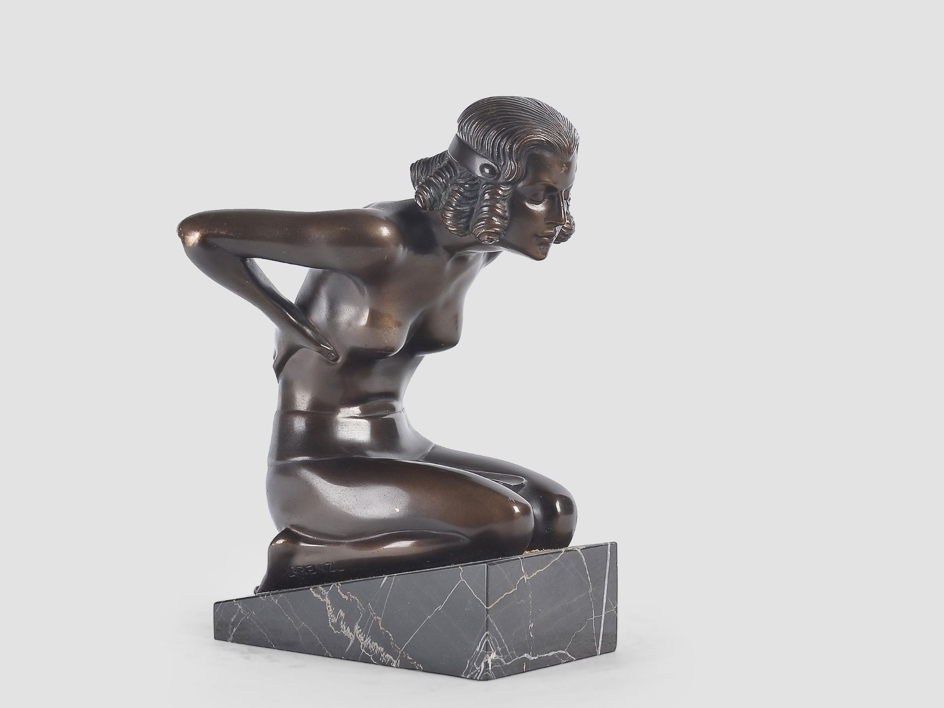 Josef Lorenzl, Wien 1892 - 1950 Wien, Odaliske, Bronze - Bild 2 aus 6