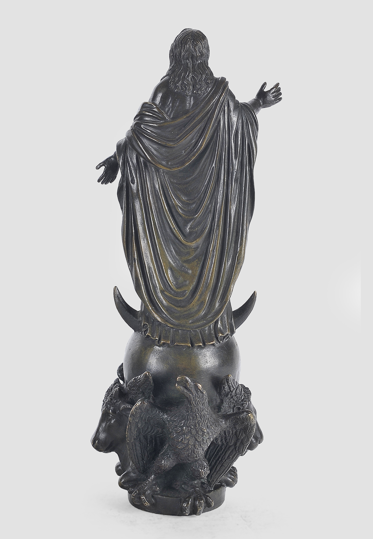 Maria Immaculata, Barock, 17. / 19. Jahrhundert, Bronze - Image 9 of 9