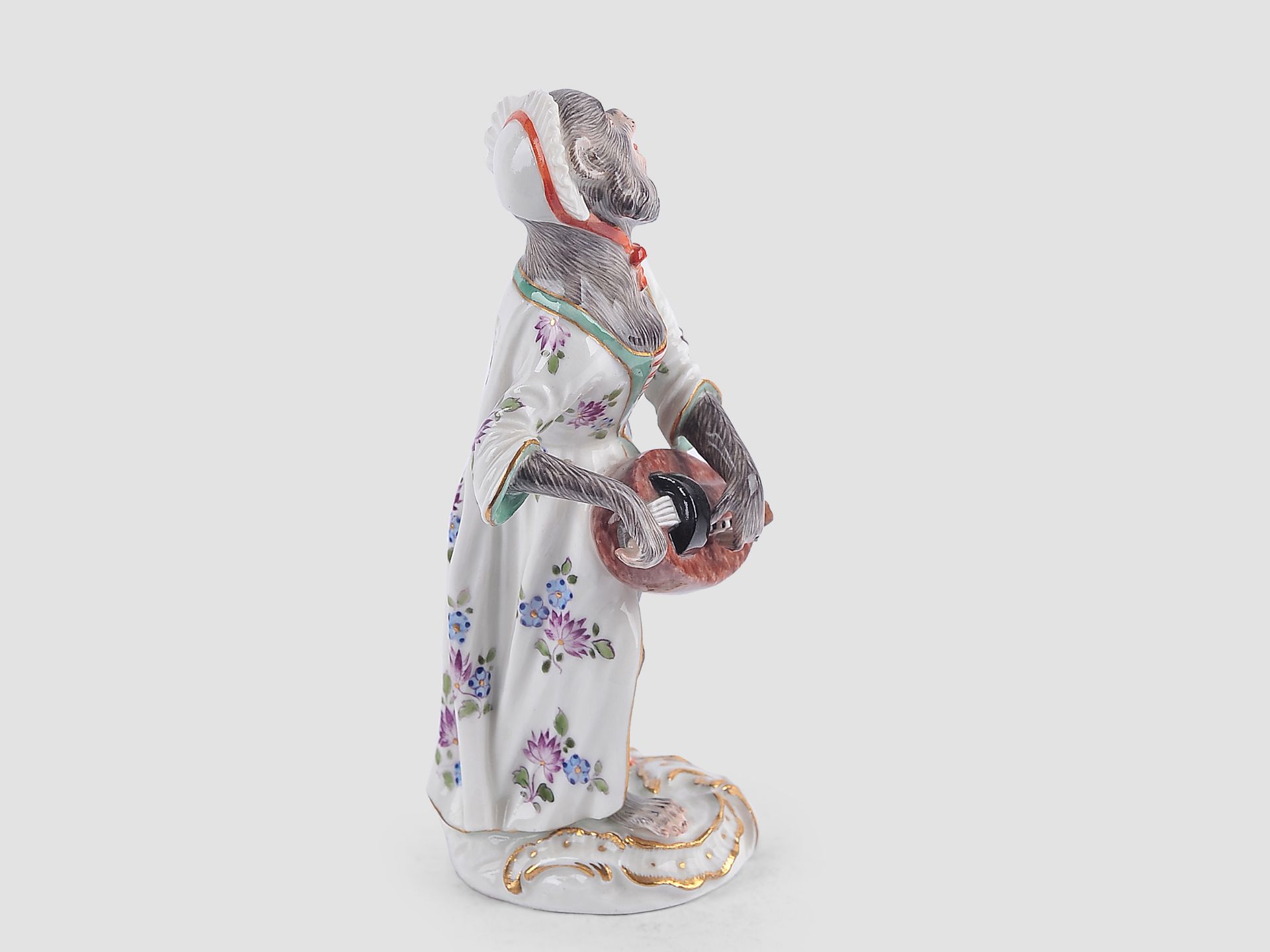 Meissen Porzellan Affe, 19. Jahrhundert - Image 4 of 6