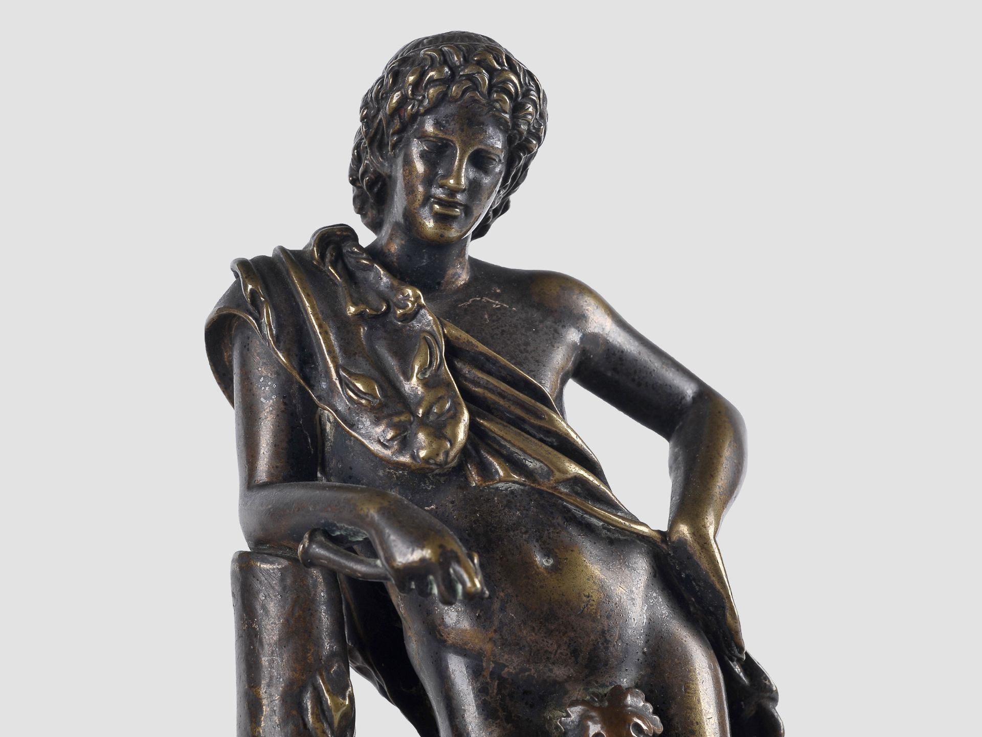 Pan & Dionysos, Bronze, 19. Jahrhundert - Bild 4 aus 7