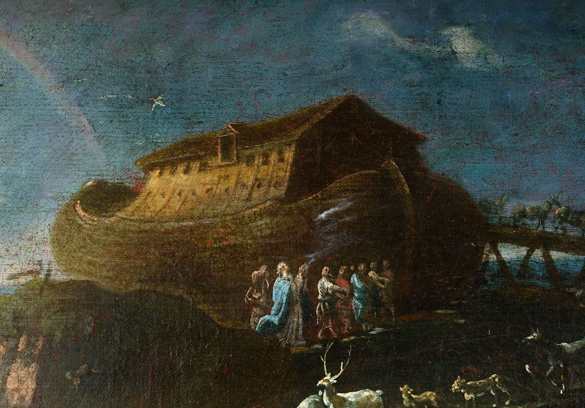Cajetan Roos, detto Gaetano de Rosa, Rom 1690 – 1770 Wien, Arche Noah - Image 3 of 7