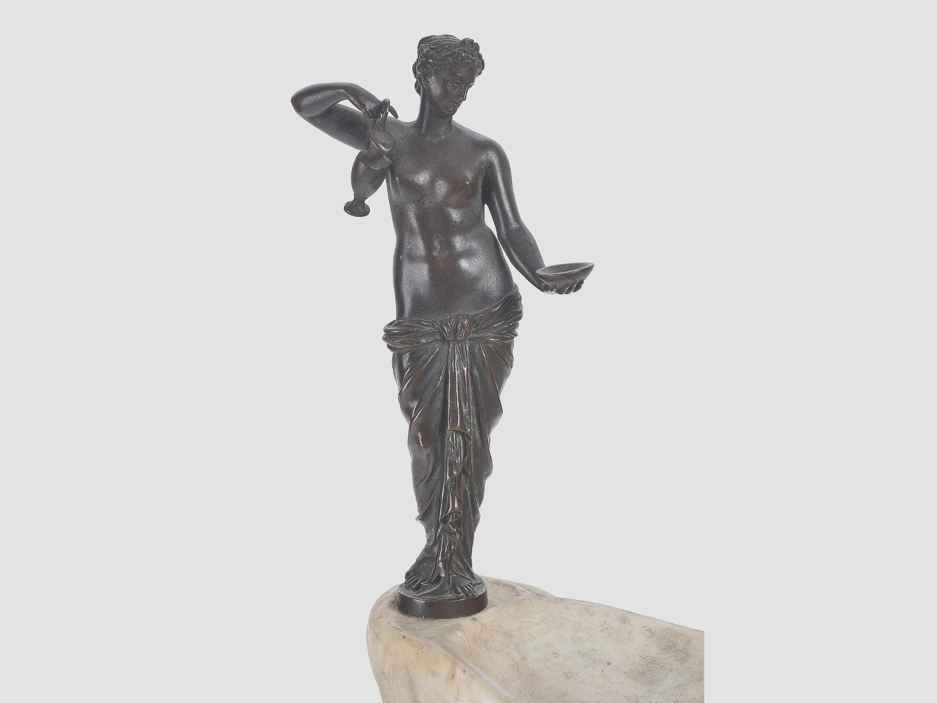 Henry Fugere, Frankreich 1872 - 1944, Bronze, Nymphe - Bild 4 aus 5