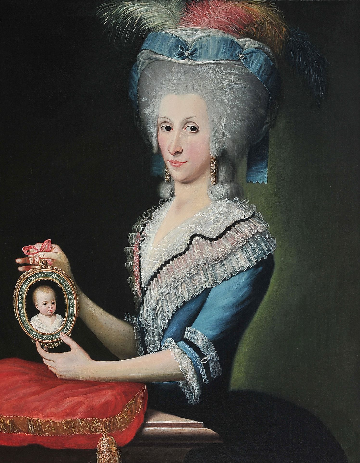 Adeliges Portraitgemälde, Italien oder Donaumonarchie