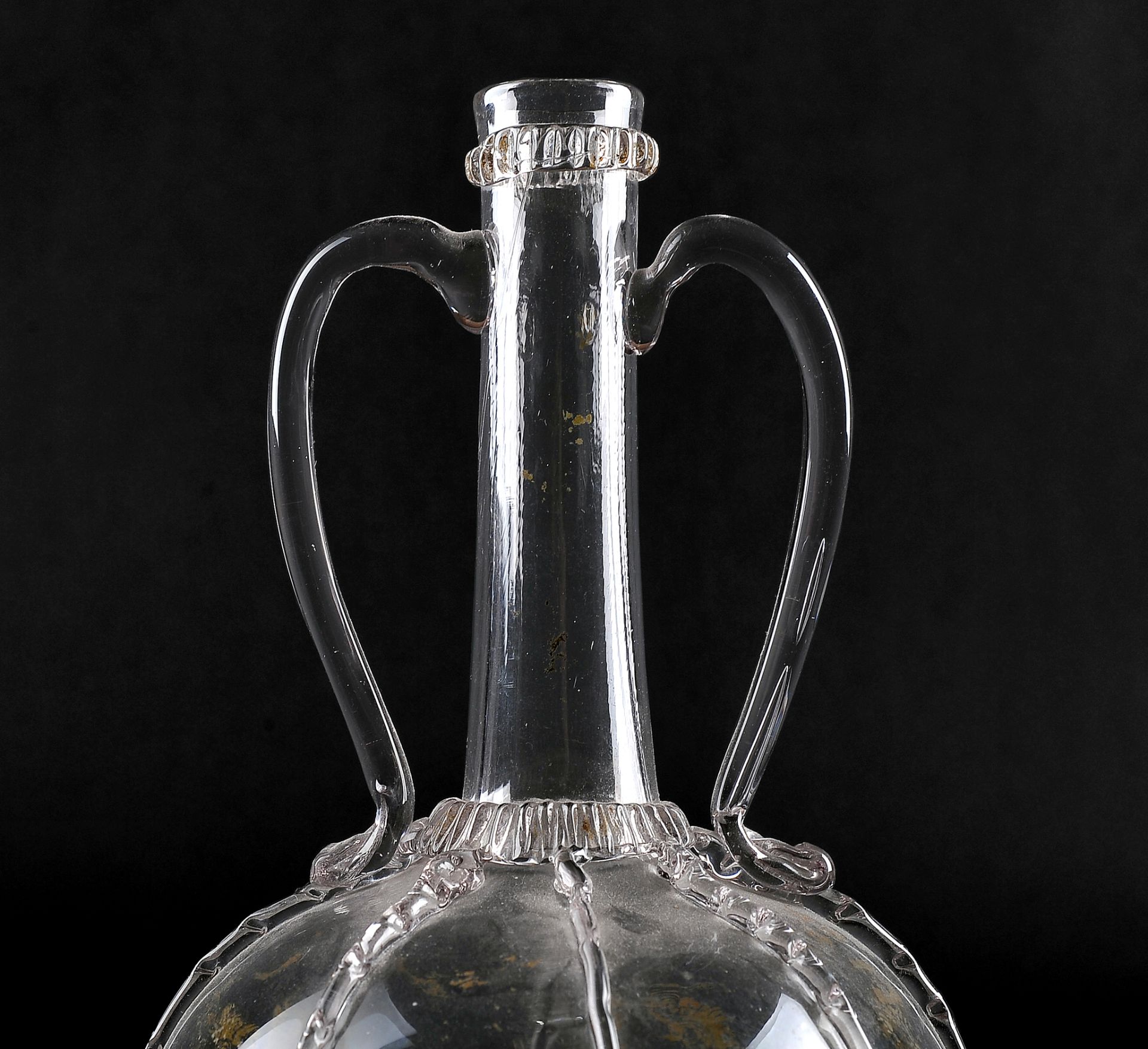 Glasflasche, Barock, 17./18. Jahrhundert - Image 3 of 3