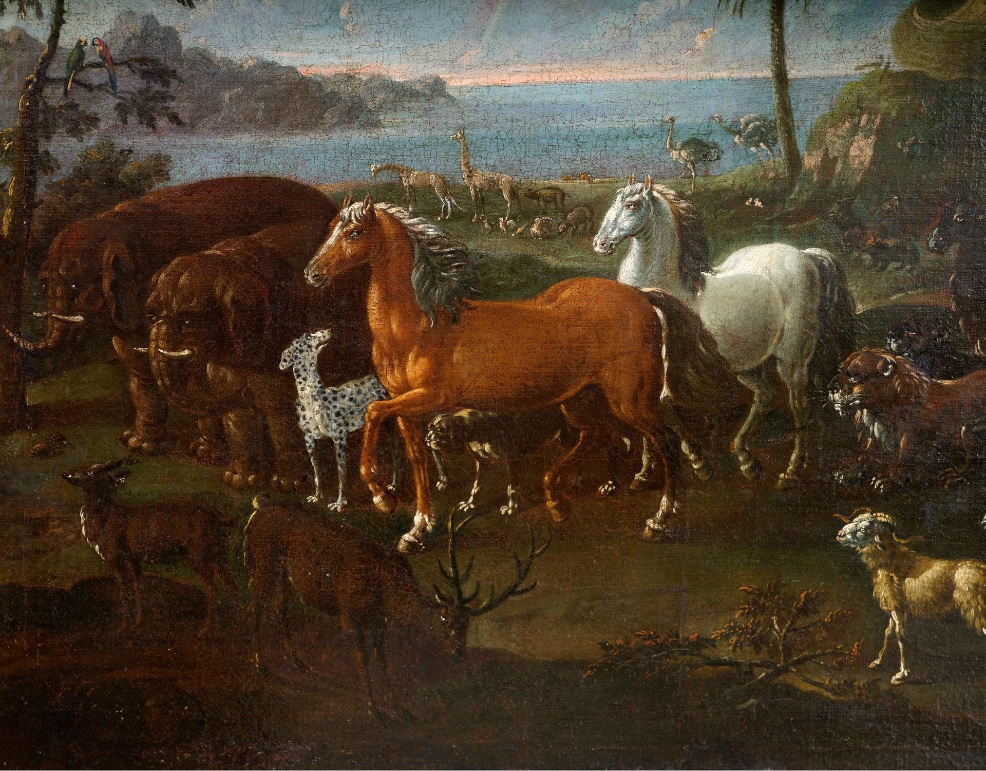 Cajetan Roos, detto Gaetano de Rosa, Rom 1690 – 1770 Wien, Arche Noah - Image 5 of 7