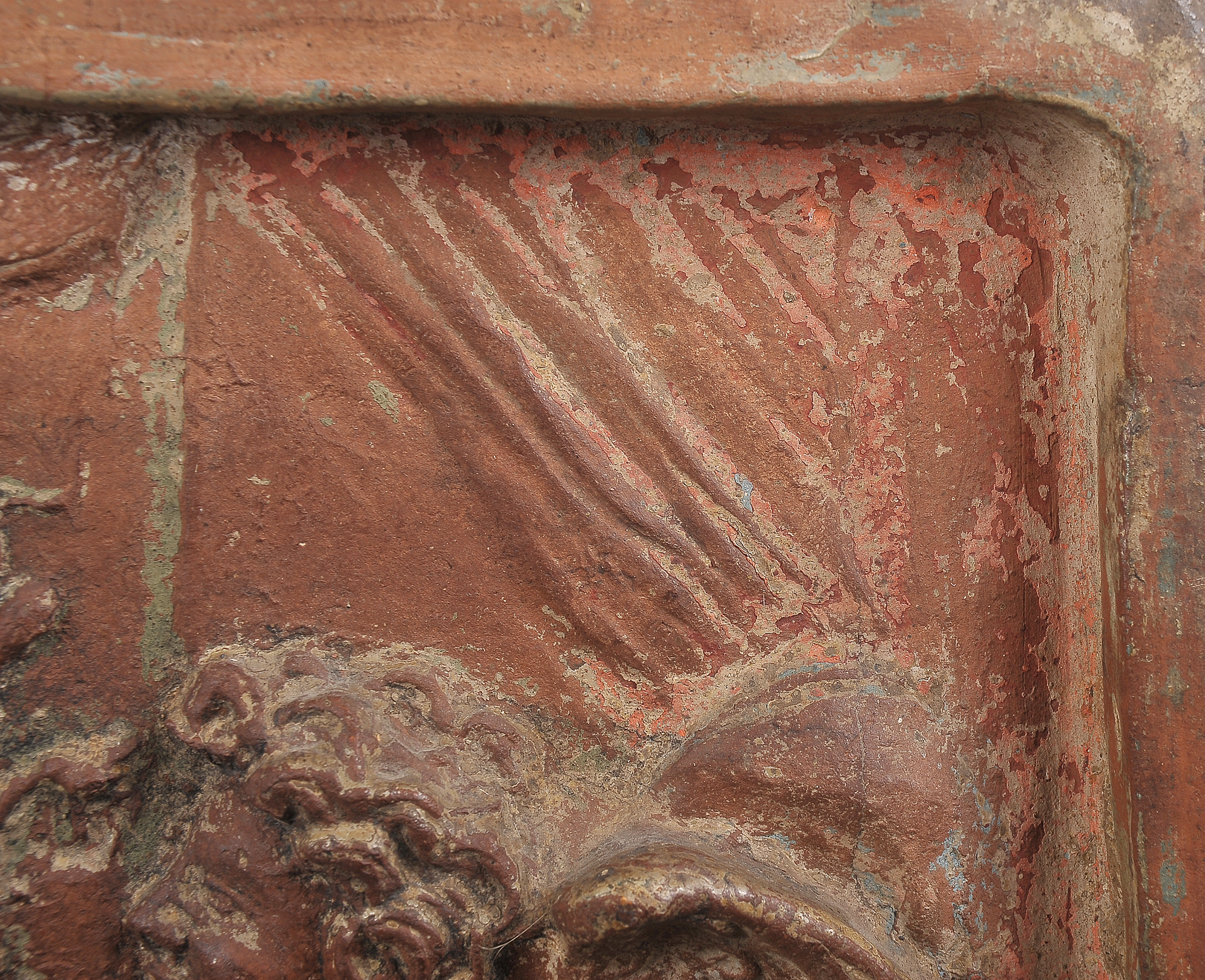 Terracotta Relief, Verkündigung Mariä - Image 2 of 9