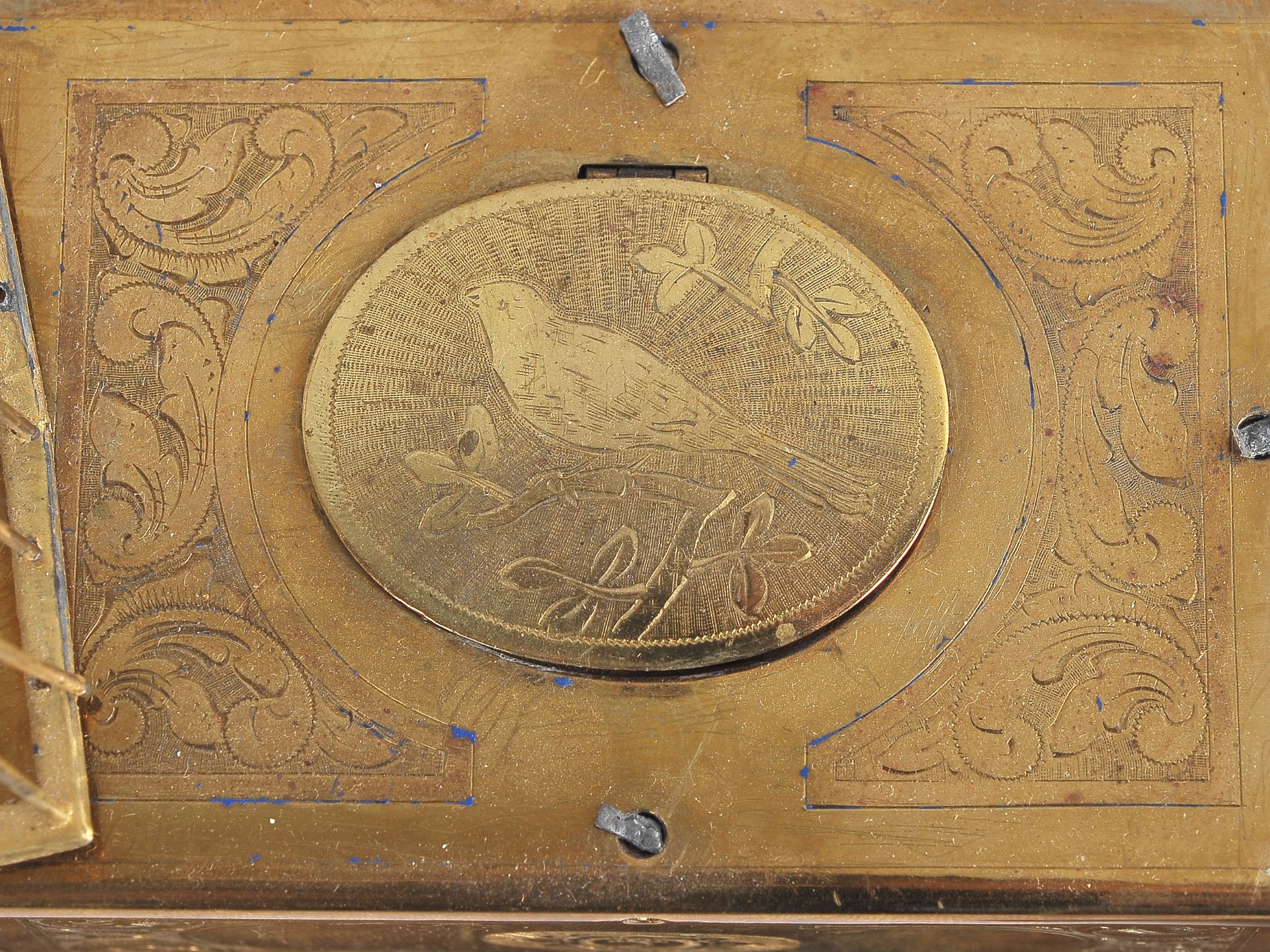 Singvogelautomat, Bronze um 1900 - Image 5 of 8