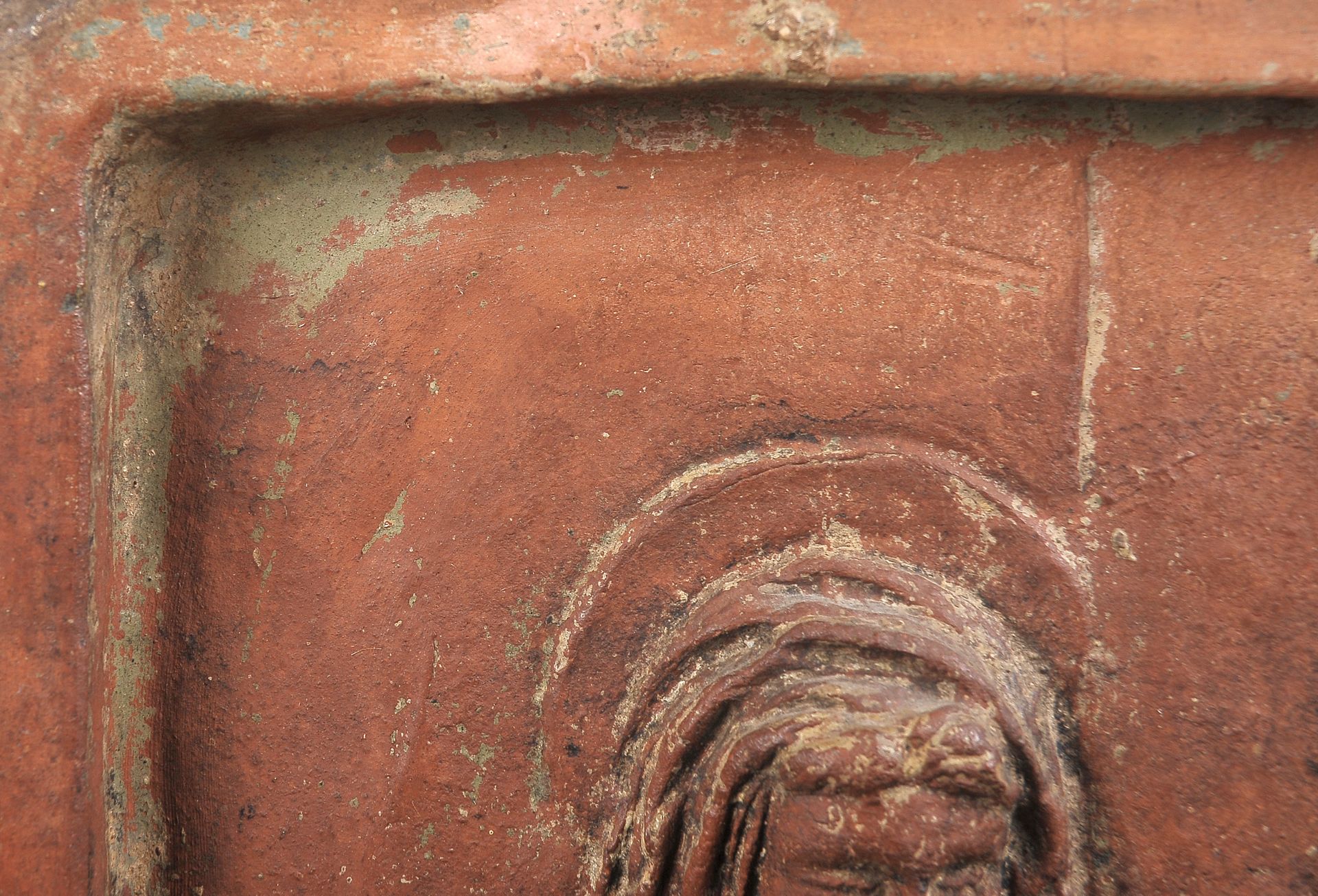 Terracotta Relief, Verkündigung Mariä - Bild 3 aus 9