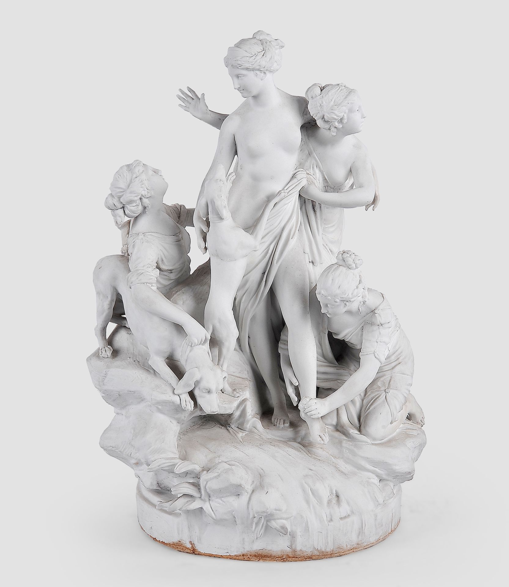 Sevres Porzellan, Diana mit ihren Gefährtinnen, 19. Jahrhundert