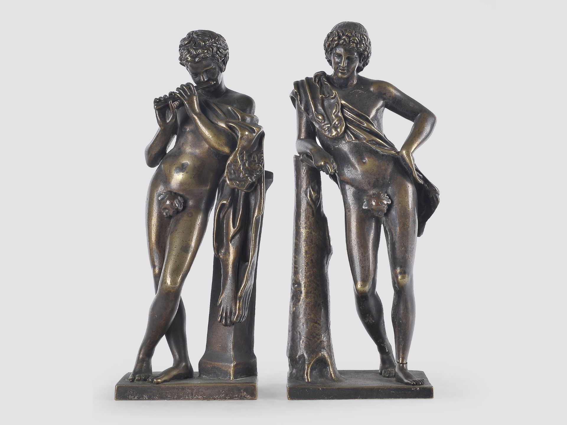 Pan & Dionysos, Bronze, 19. Jahrhundert