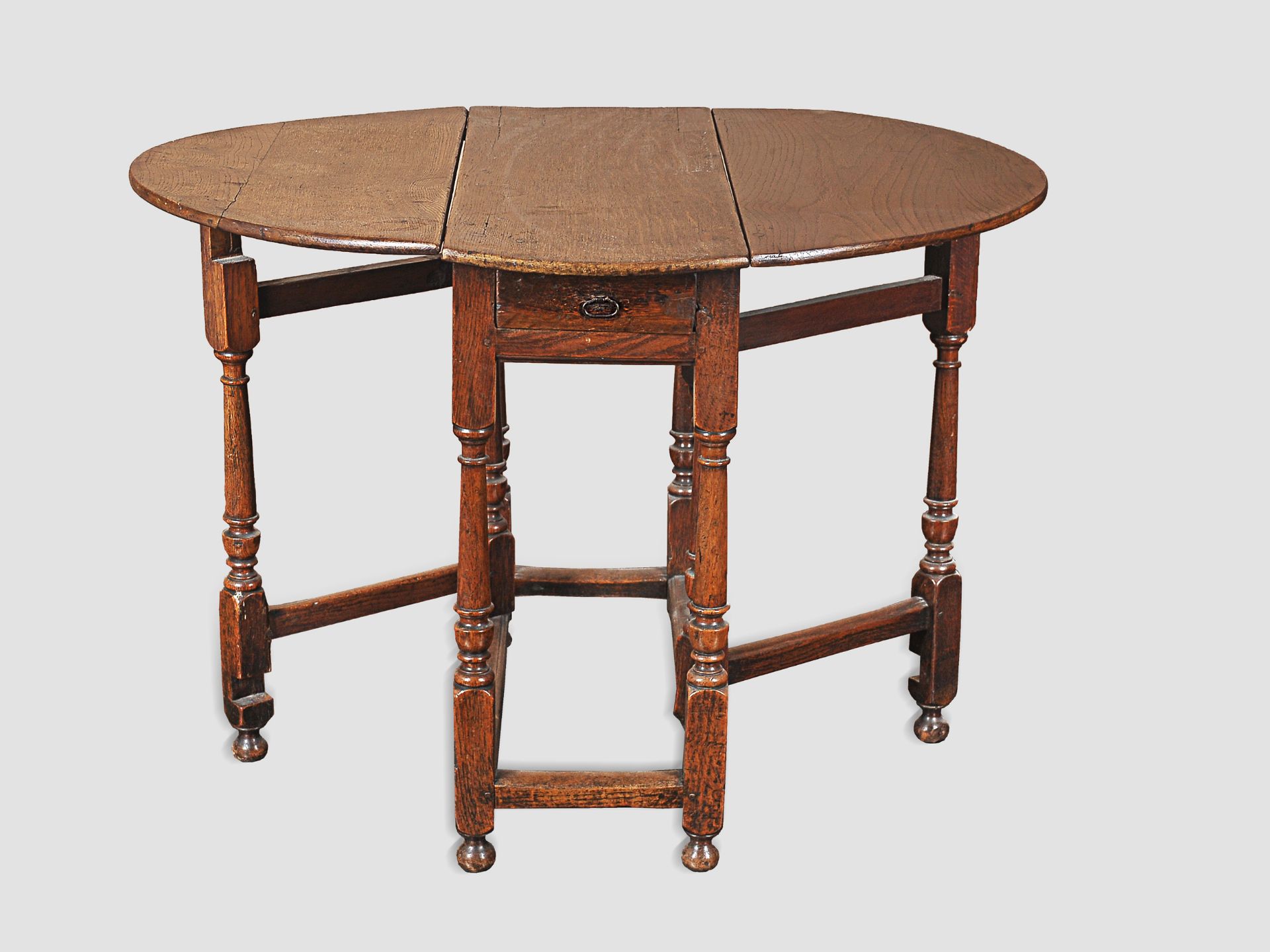 Gateleg Table, England, 17./18. Jahrhundert - Image 4 of 4