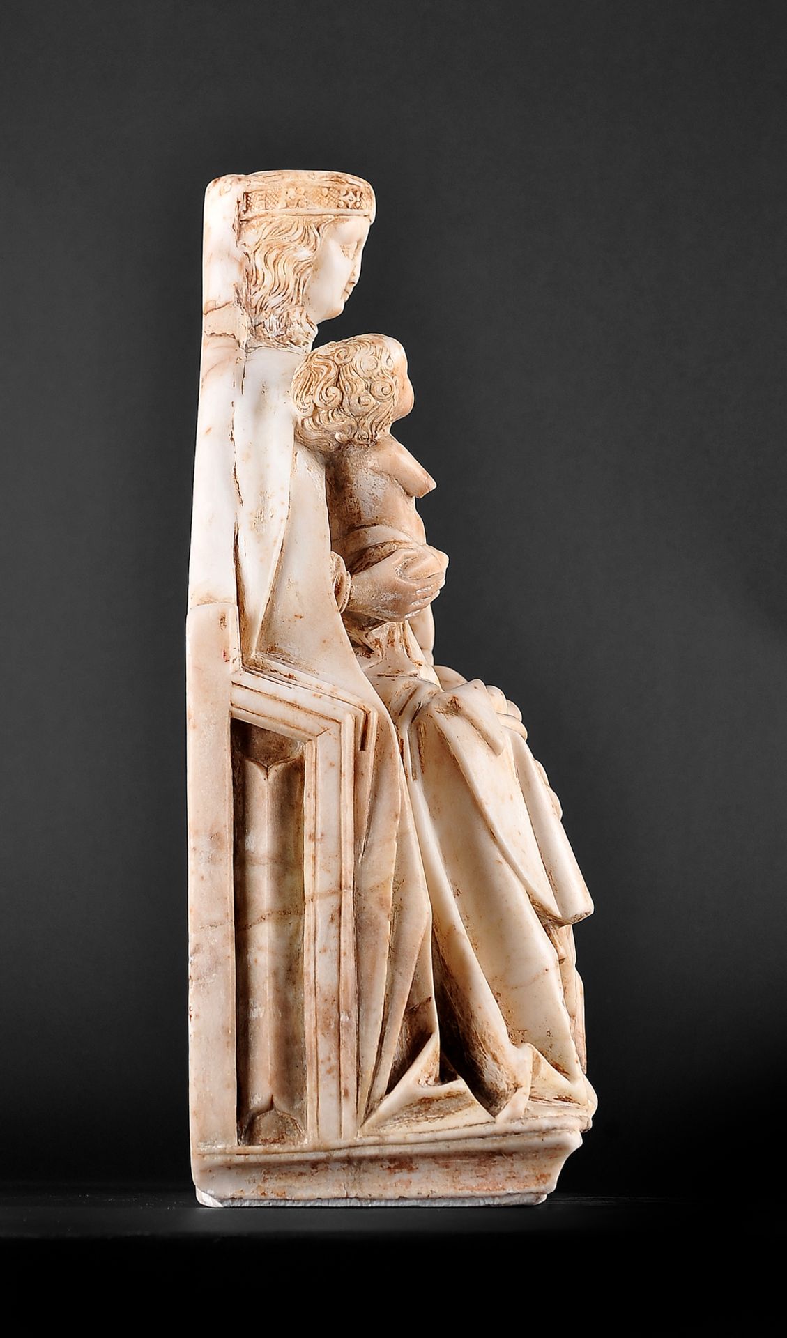 Gil de Siloe, Antwerpen 1440 – 1501 Burgos (und Werkstatt), Sitzende Madonna, um 1485/90 - Bild 8 aus 25