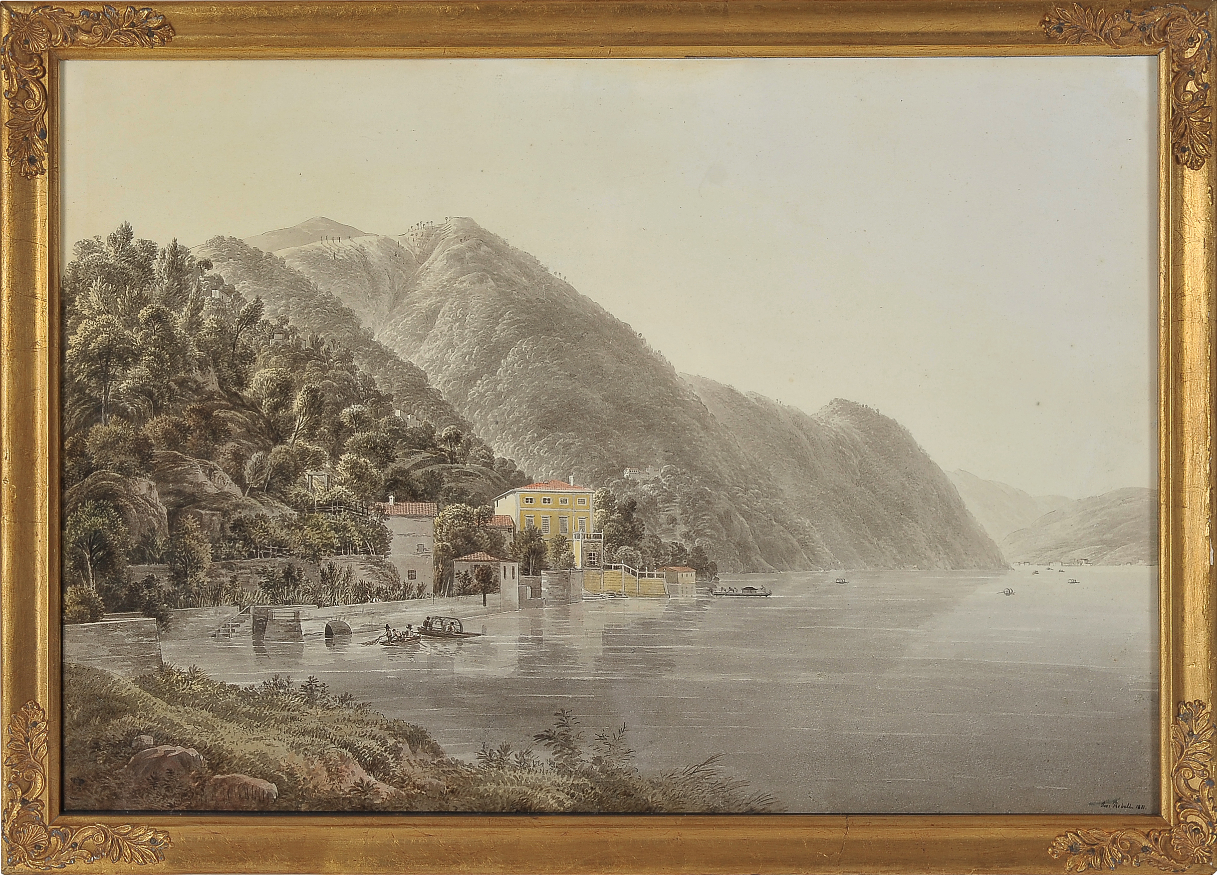 Joseph Rebell, Wien 1787 – 1828 Dresden, Villa am Lago di Como - Image 2 of 5