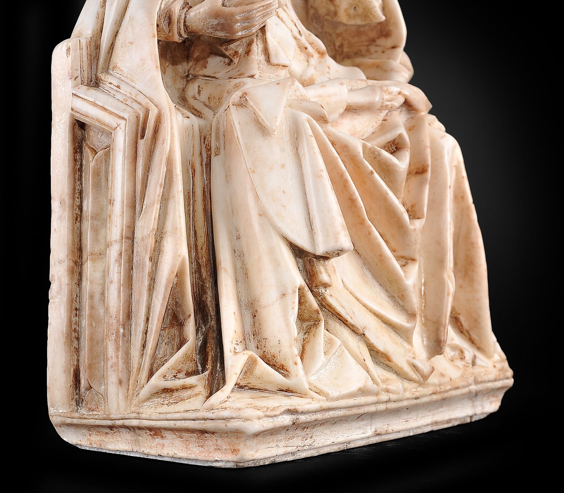 Gil de Siloe, Antwerpen 1440 – 1501 Burgos (und Werkstatt), Sitzende Madonna, um 1485/90 - Bild 17 aus 25