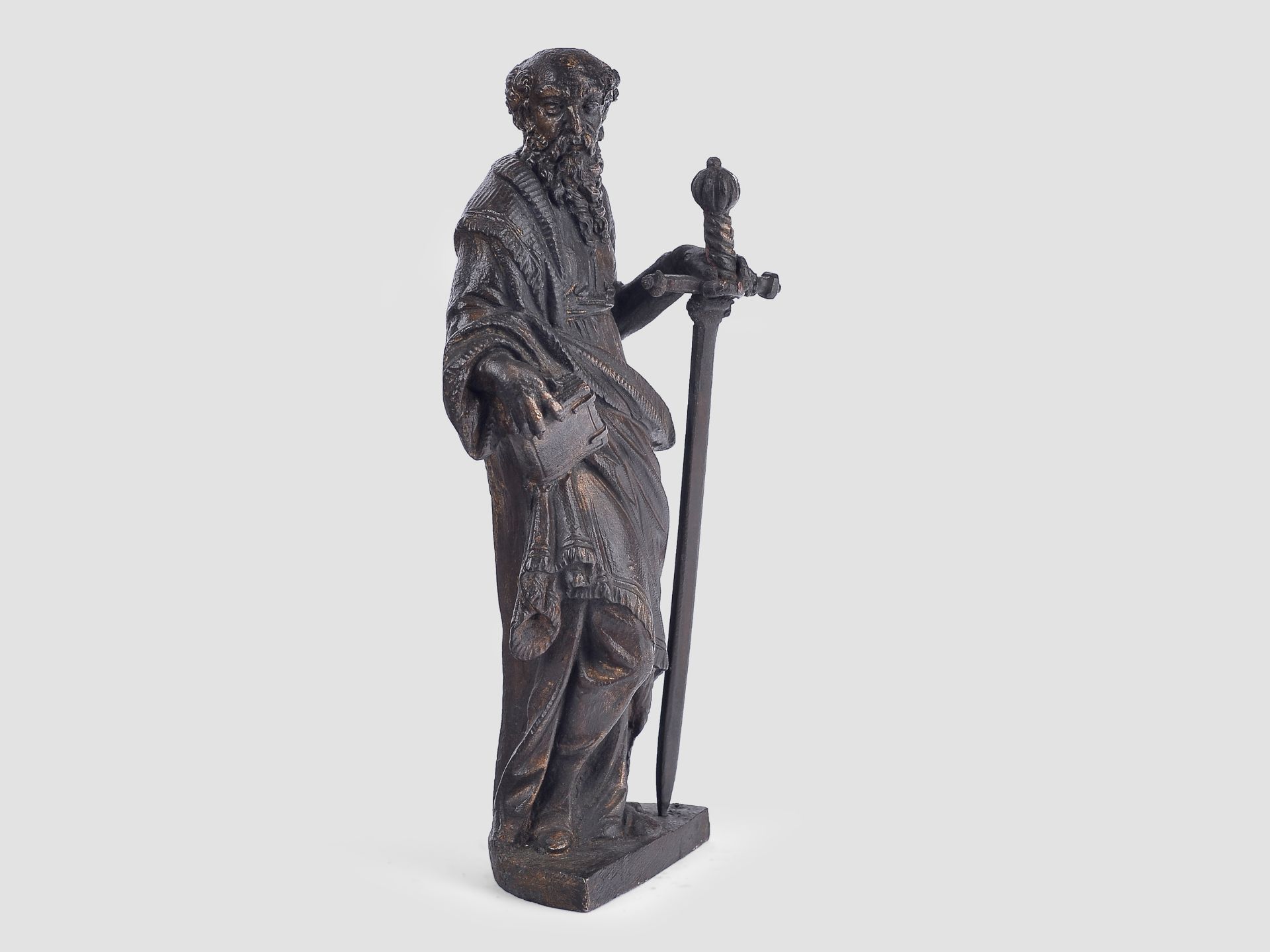 Heiliger Petrus, Bronze, 19. Jahrhundert - Bild 2 aus 5