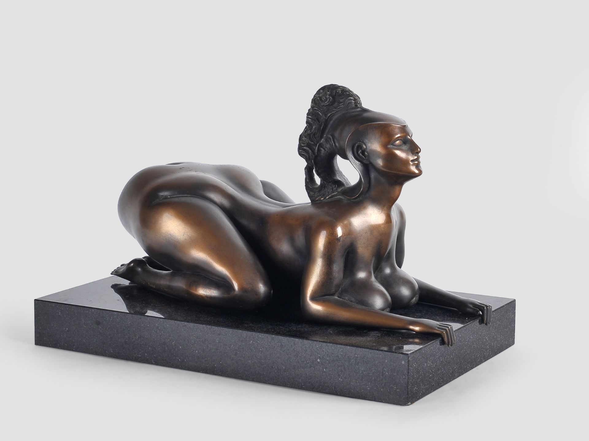 Ernst Fuchs, Wien 1930 - 2015 Wien, Sphinx, Bronze - Bild 3 aus 8