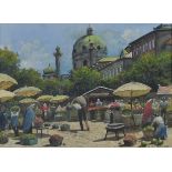 Richard Pokorny, Wien 1907 – 1997 Wien, Naschmarkt