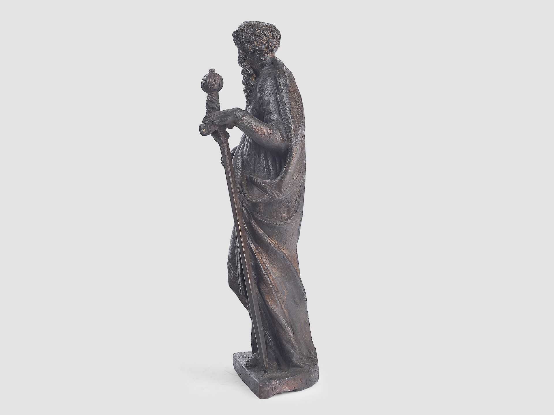 Heiliger Petrus, Bronze, 19. Jahrhundert - Bild 4 aus 5
