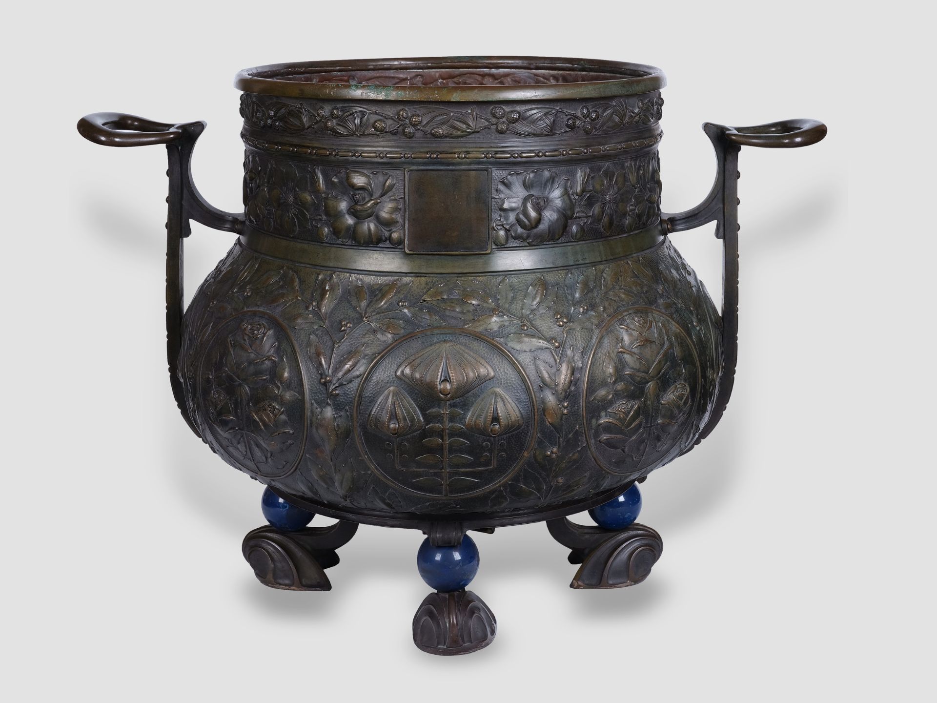 Highly important Russian planter, Modern style, Art Nuovo, Moscow around 1890/1900 - Image 4 of 12