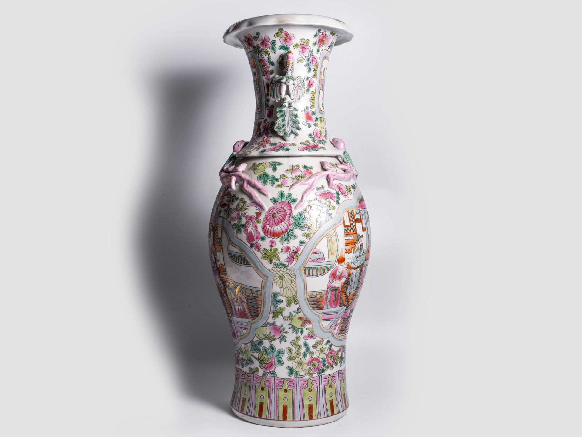 Chinesische Vase, China, Qing Dynastie - Bild 2 aus 8