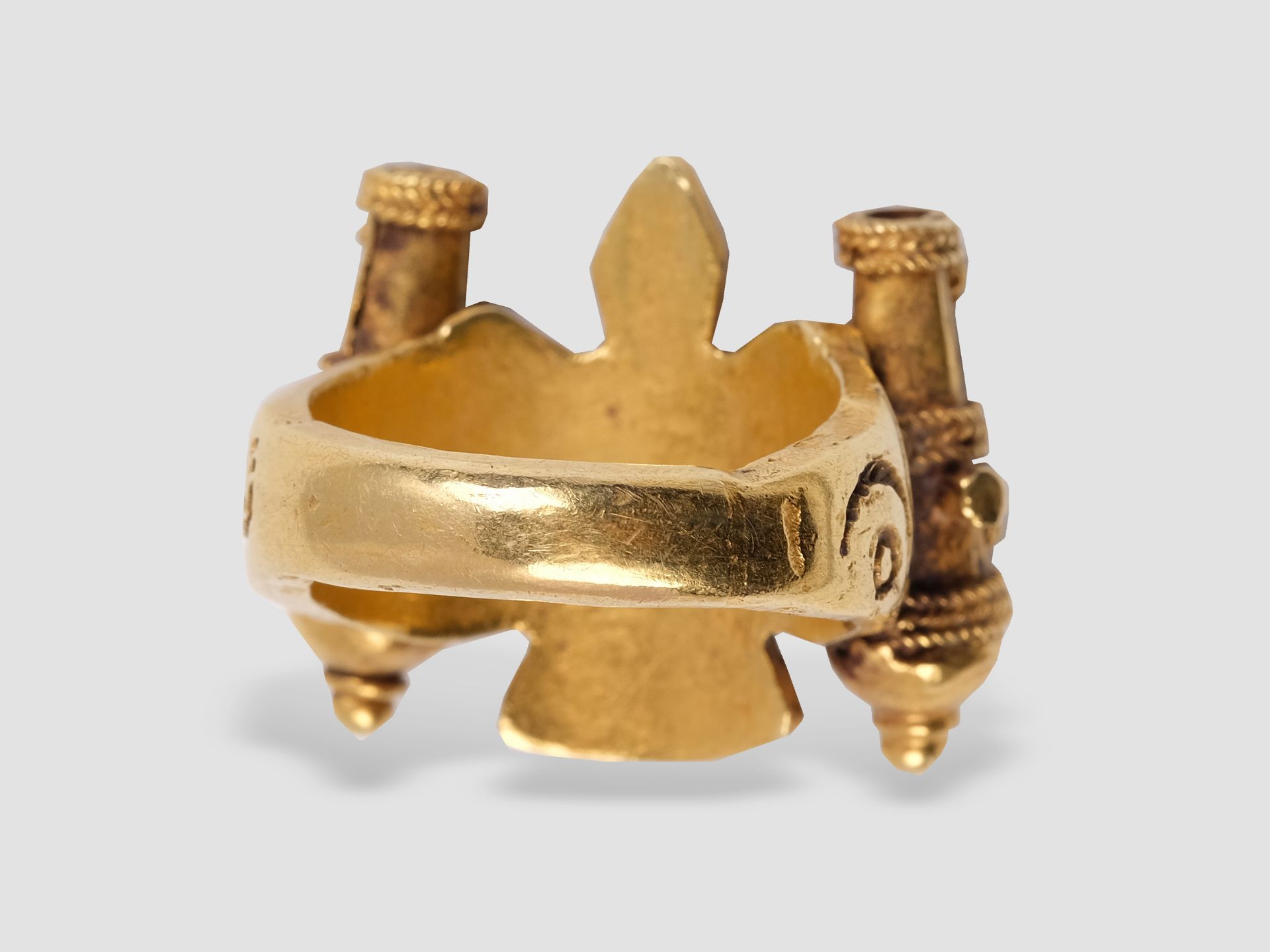 Akan gold ring, West Africa, Akan, Gold, approx. 18 carat - Image 2 of 5