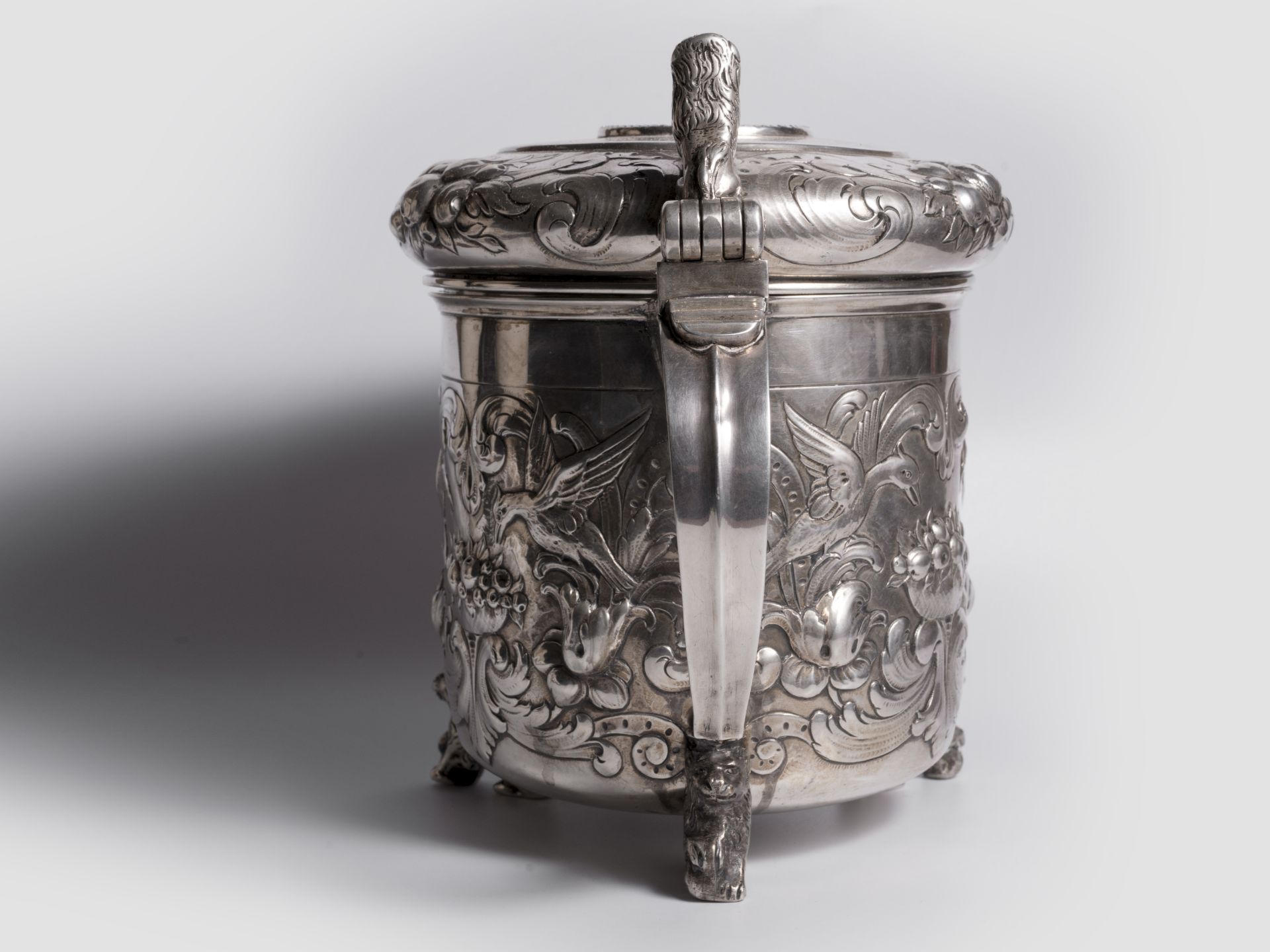 Representative silver tankard, German or Dutch, End 17th / beginning 18th century - Image 5 of 11