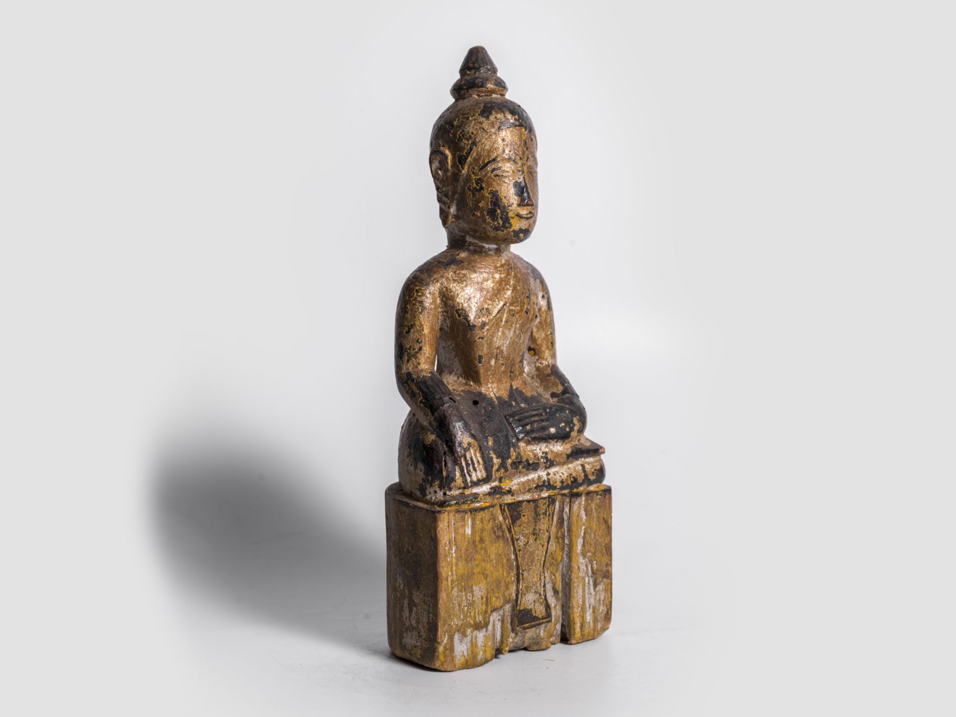 Sitzender Buddha, Süd Ost Asien / Thailand, 17. – 19. Jahrhundert - Bild 2 aus 5