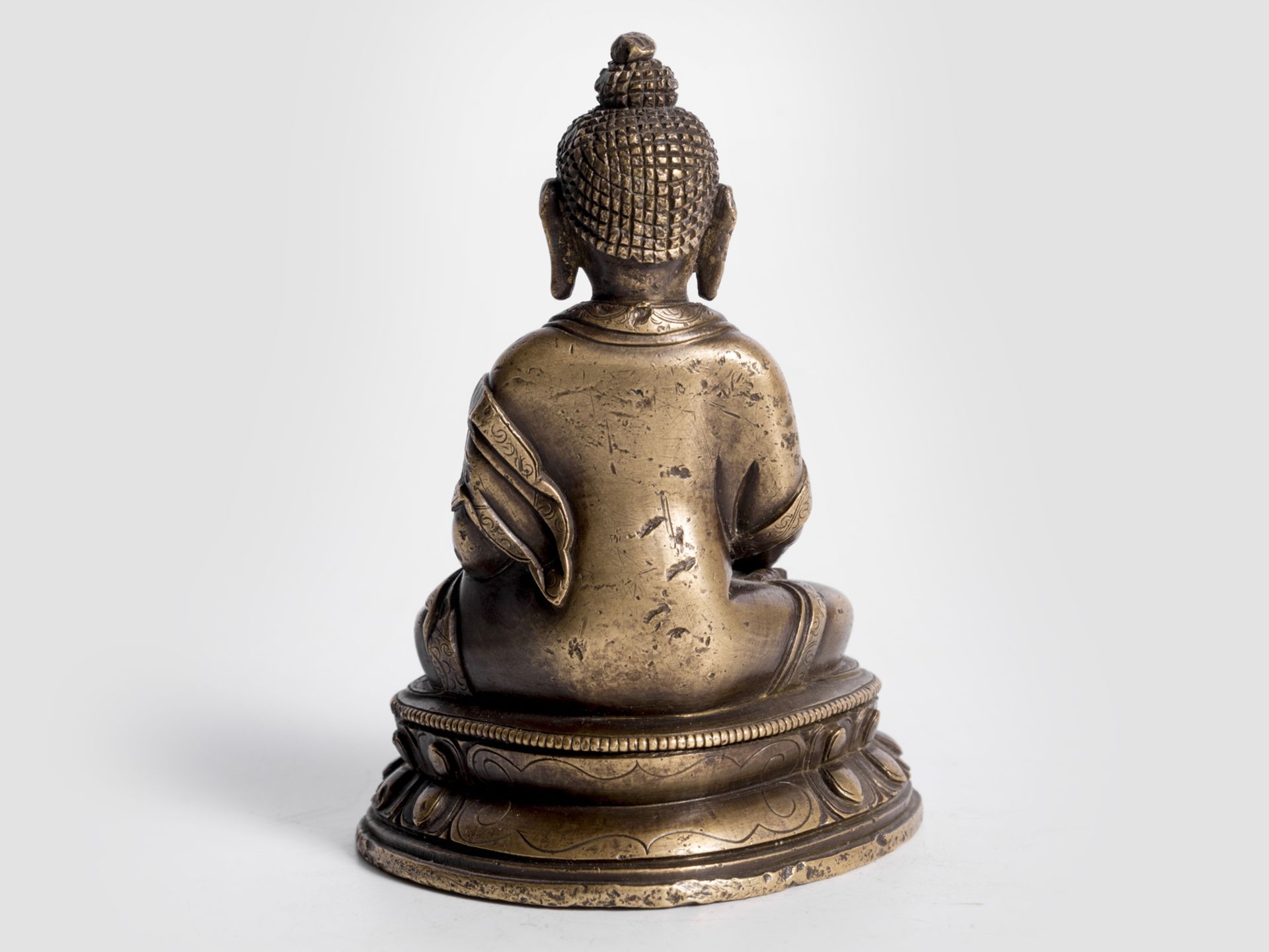 Sitting Buddha, Southeast Asia / Thailand?, 17th - 19th century or earlier - Image 4 of 5