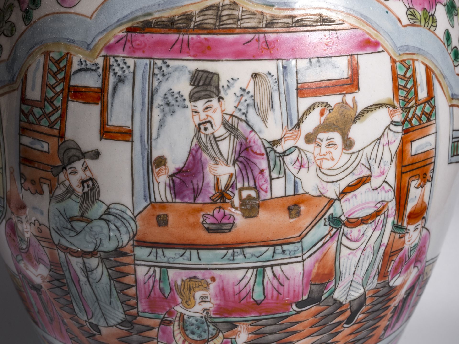 Chinesische Vase, China, Qing Dynastie - Bild 4 aus 8