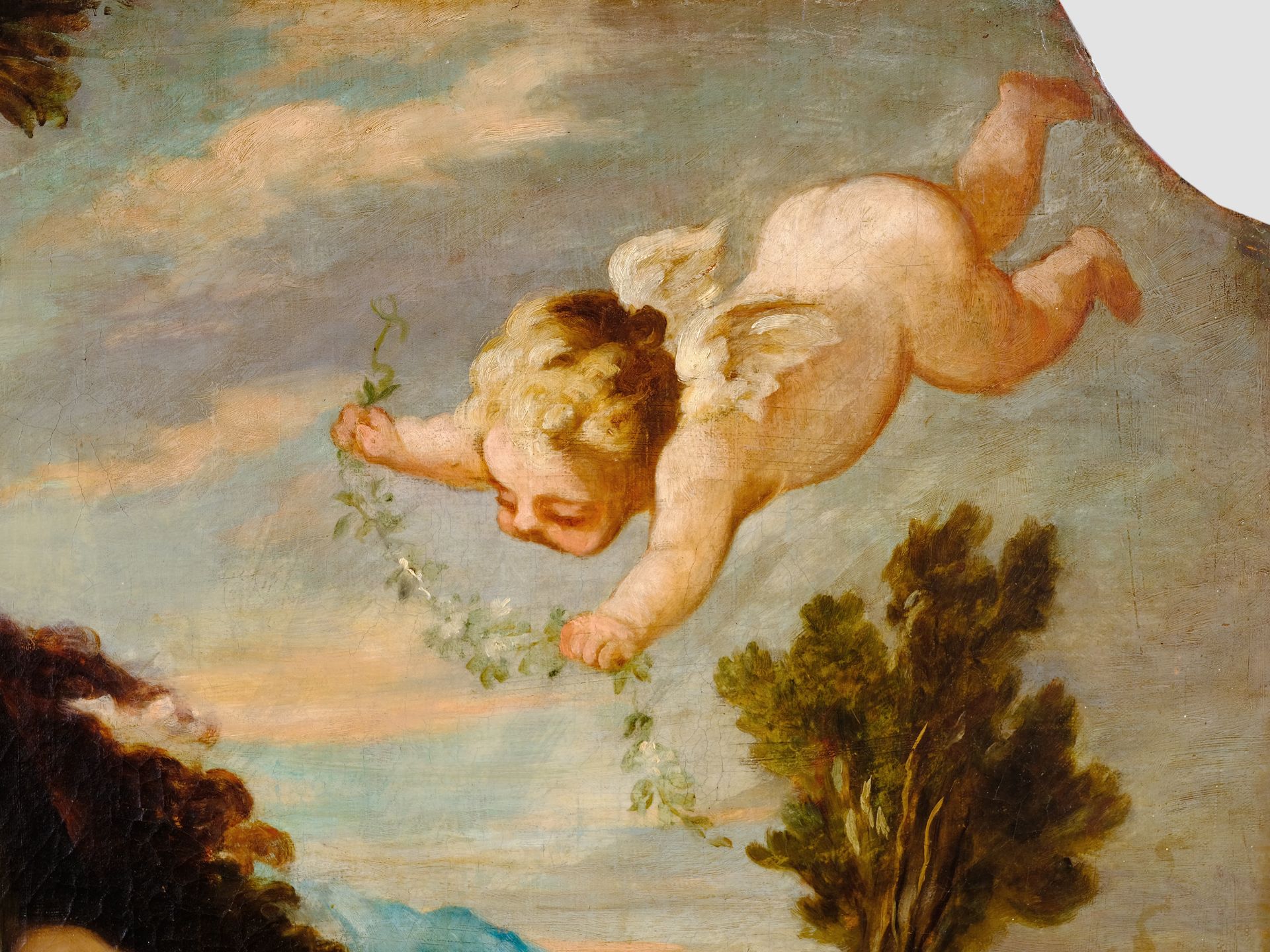 Pair of allegories, Spring and summer, 1st half 18th century - Image 3 of 12