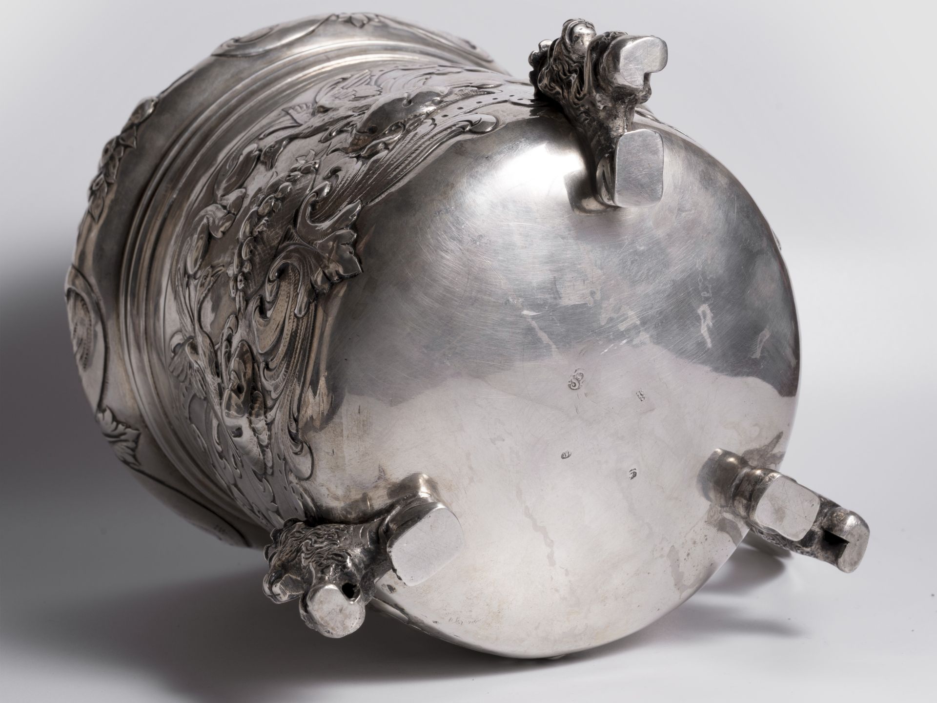 Representative silver tankard, German or Dutch, End 17th / beginning 18th century - Image 9 of 11