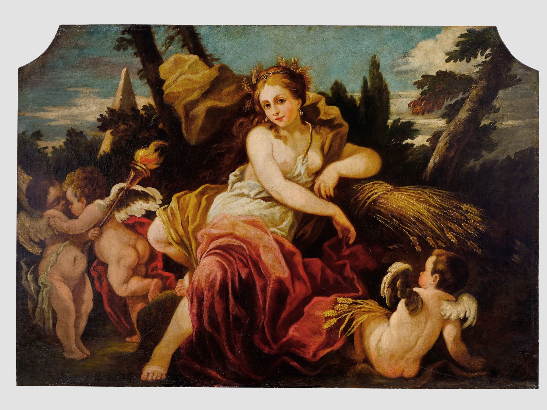 Pair of allegories, Spring and summer, 1st half 18th century - Image 8 of 12