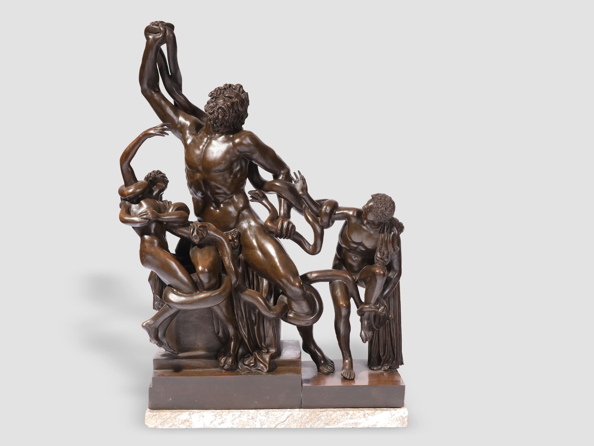 Monumental Laocoon Group, Grand tour, Italy, ca. 1860/70