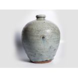 Keramikflasche Jun-Glasur, China (Henan), Song- bis frühe Ming-Dynastie