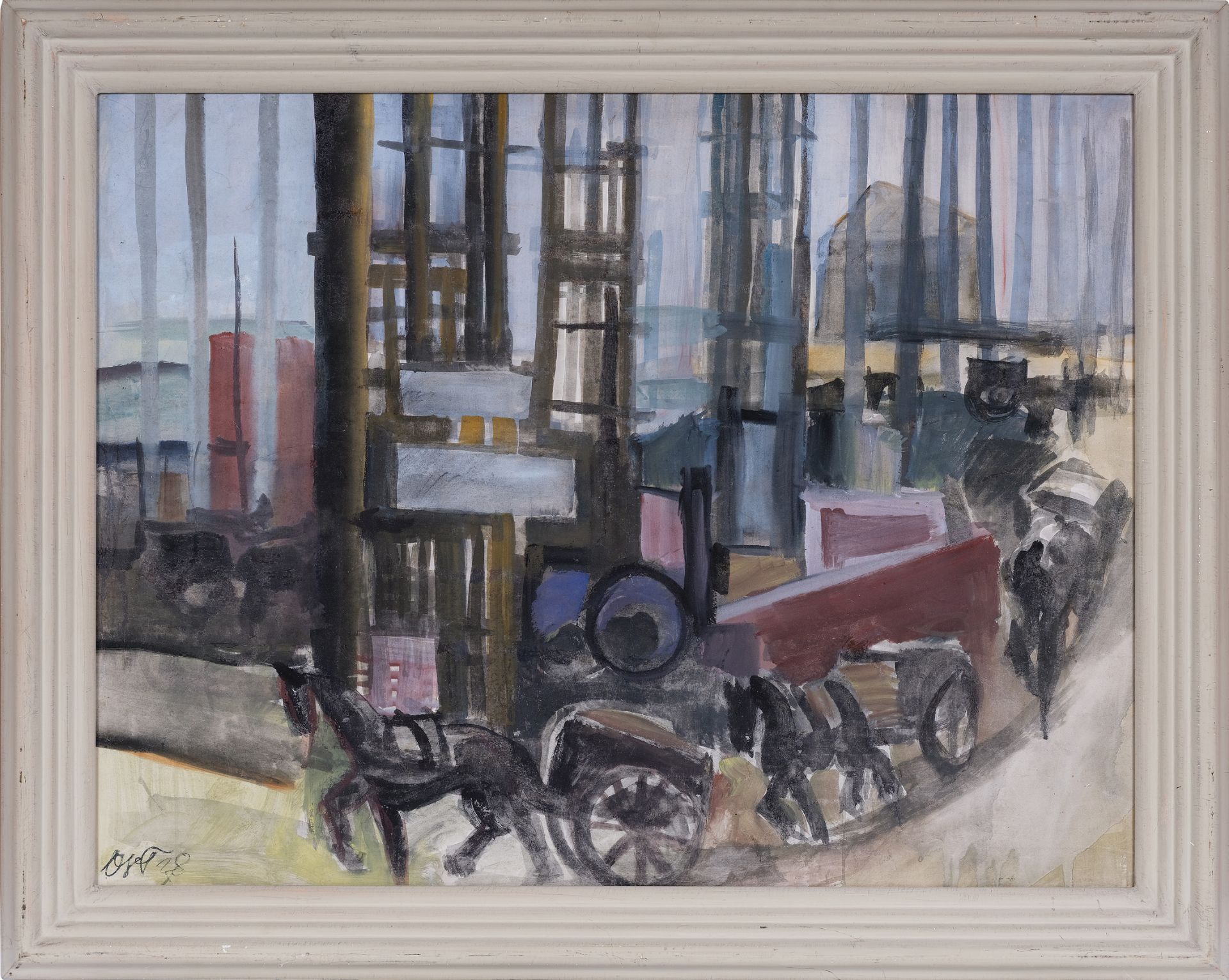 Otto Rudolf Schatz, Vienna 1900 - 1961 Vienna, Industrial landscape