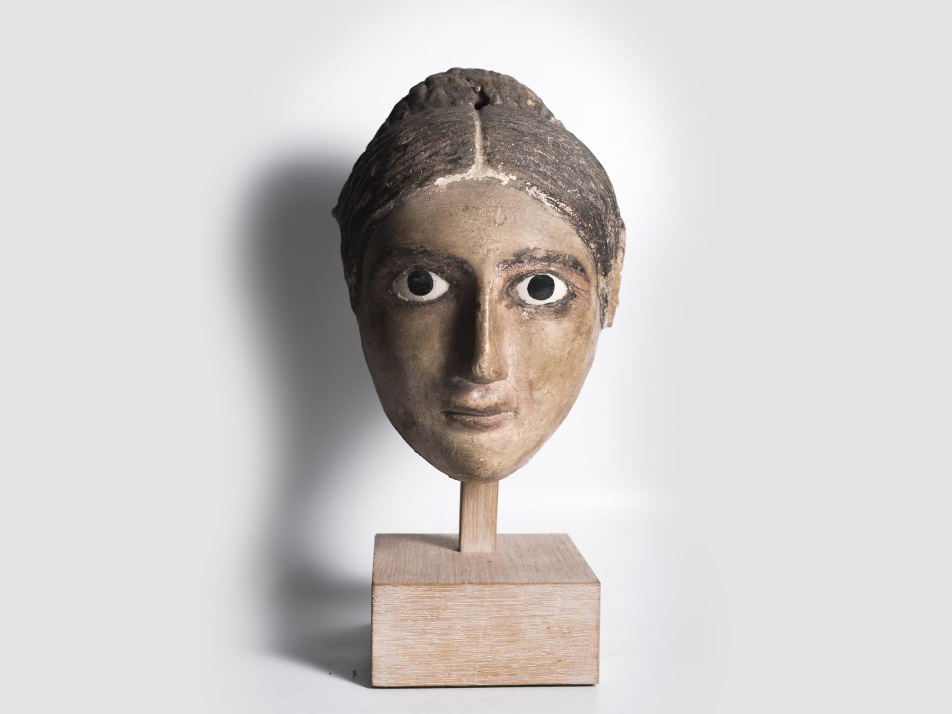 Expressive Mummy Mask of a Woman, Egypt, 2nd century AD