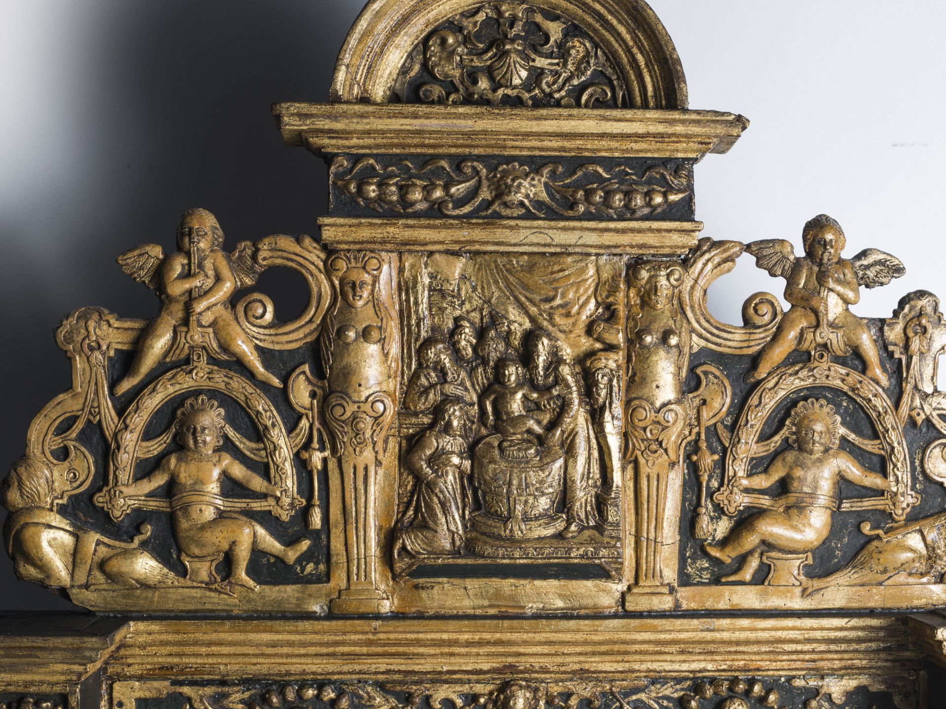 Important Architectural Frame, Brabant / Mechelen, Around 1540/50 - Image 3 of 7